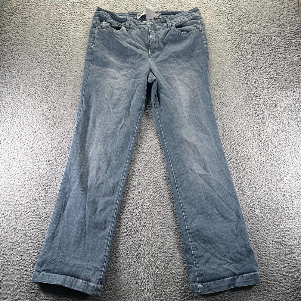 Vintage Gloria Vanderbilt Jeans Womens 12 Blue Cotton Denim Straight Stretch